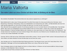 Tablet Screenshot of maria-valtorta.com